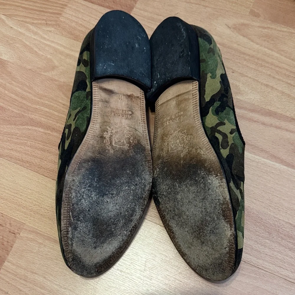 Del Toro Green and Brown Camouflage Slip-Ons - Picture 2 of 4